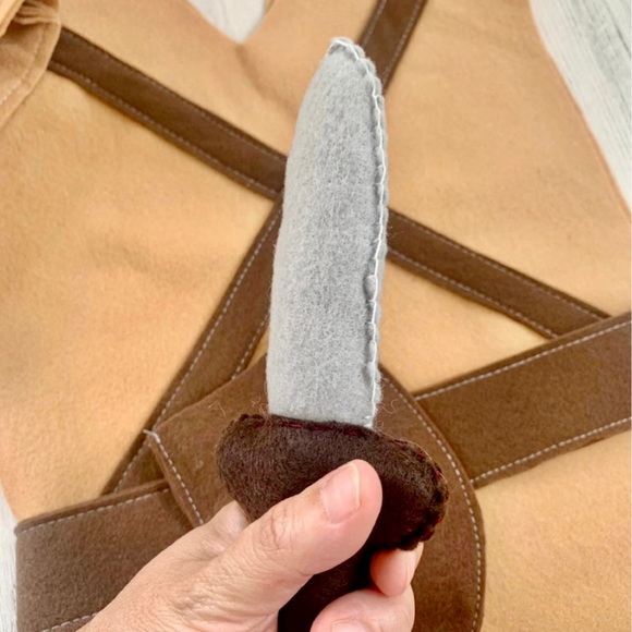 Halloween huntsman felt tunic custom/ party supplies - Picture 10 of 11